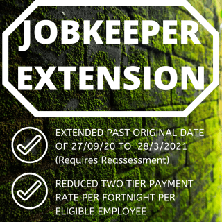 JobKeeper Payment Scheme - Extension and Changes